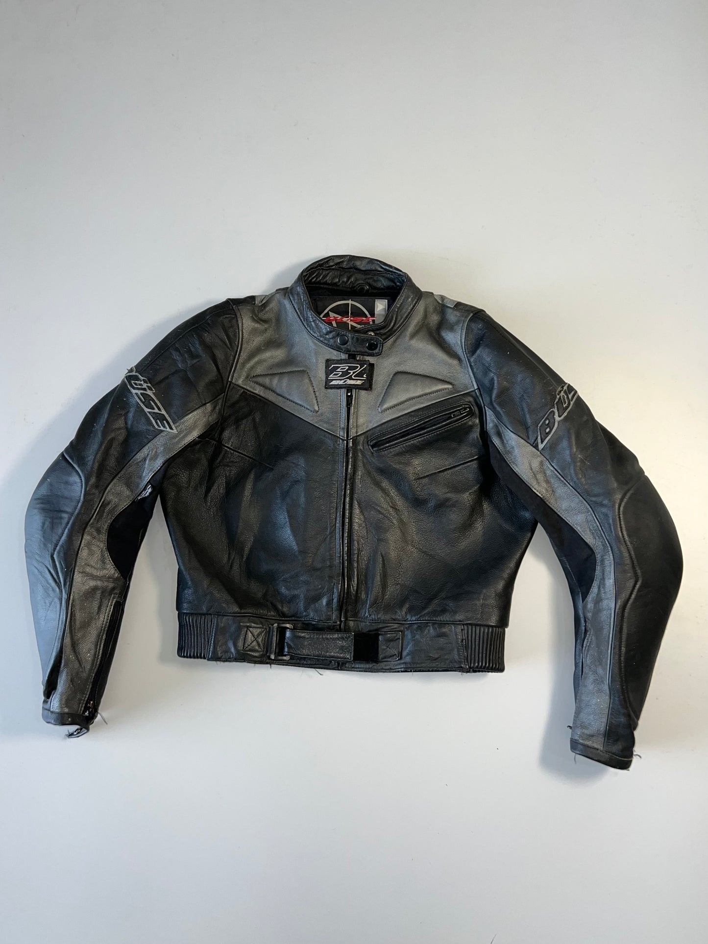 ZSuper Premium Original BOSE Leather Racing JACKET (PADDED (XS/S)
