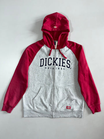 Dickies | Full Zip Hoodie Grey/Maroon | (XL)