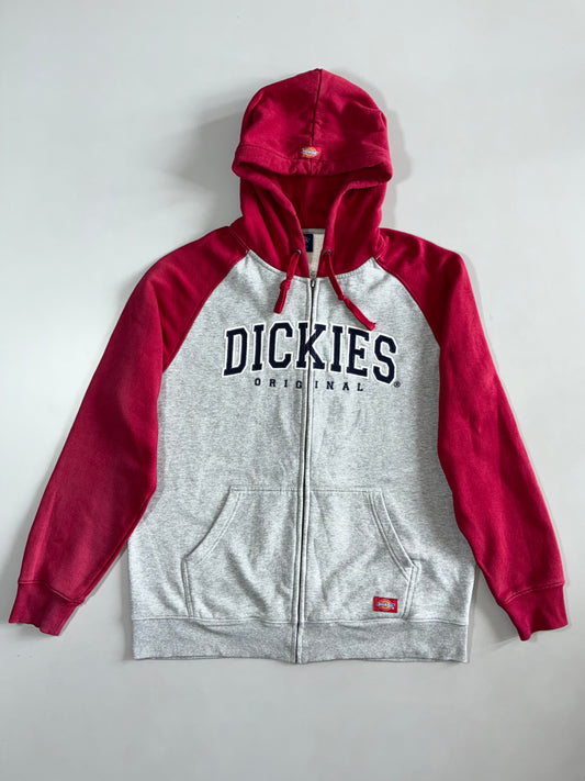 Dickies | Full Zip Hoodie Grey/Maroon | (XL)