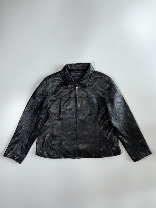 Avanti New York Premium Original Leather Jacket Womens (L)