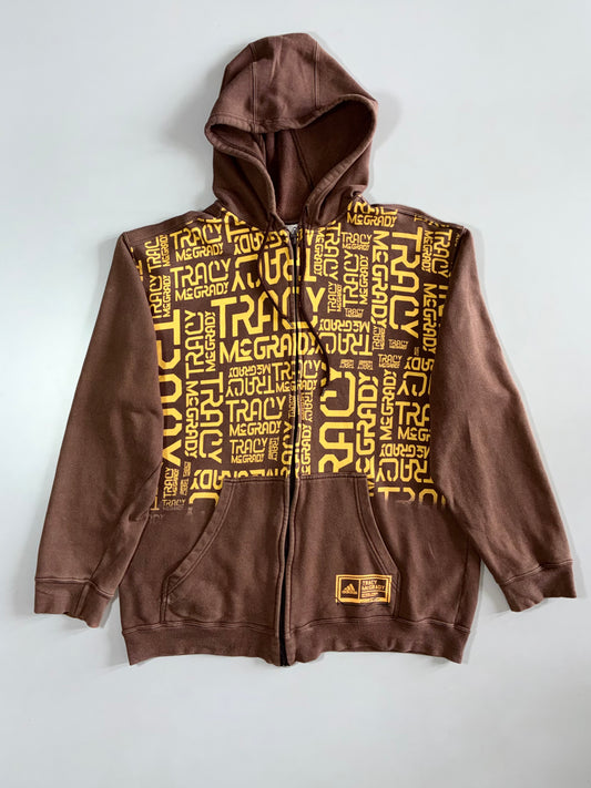 Adidas | Tracy McGrady Zip Hoodie Brown | (XL)