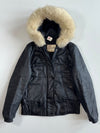 Berman’s The Leather Experts Hooded Leather Jacket Women’s (M)