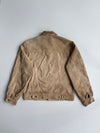 John Bane Vintage Tan Suede Leather Trucker Jacket (L)