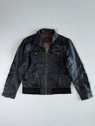Manguun Premium Original Leather Jacket (M)