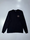 Stussy International Circle Logo Long Sleeve Tee  Black, (S/M)