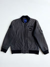 Frank Stone Charcoal Bomber Jacket with Patches (M )
