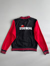 Sesame Street Elmo x Stayreal Varsity Jacket Black Red (M)