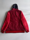 Nike “6-0” Varsity Hooded Bomber Jacket  Burgundy/Red (XL)