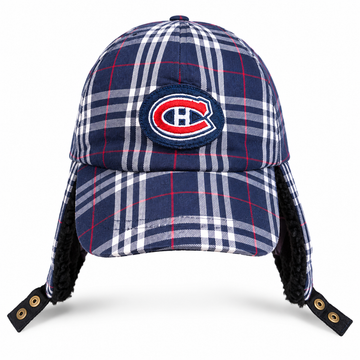 Old Time Hockey × Montreal Canadiens Plaid Trapper Cap (S/M)
