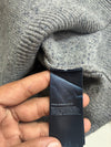 Vintage Tommy Hilfiger Grey Speckled Knit Crewneck Sweater (S)