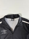 Umbro Mesh-Lined Track Jacket – Black/White (L)