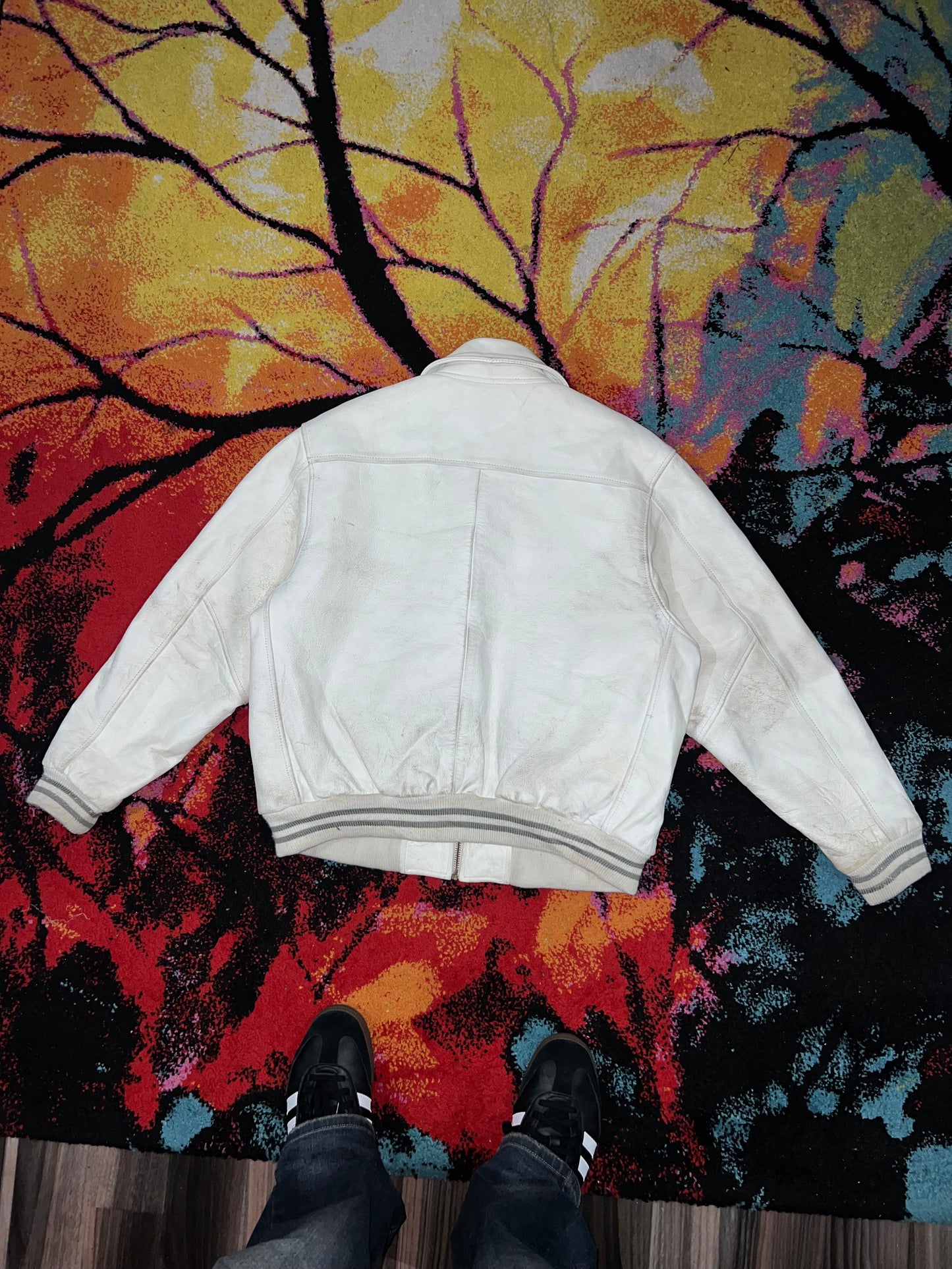 ! !                 Vintage Daven Original Leather Jacket (M/L)