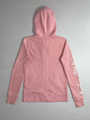 Roots Athletics | Pink Script Sleeve Zip-Up Hoodie (XS)