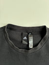 Adidas Black Big Logo Graphic Crewneck Sweatshirt | Size (M)