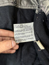 Vintage Exceed Black Leather Bomber Jacket (2XL)