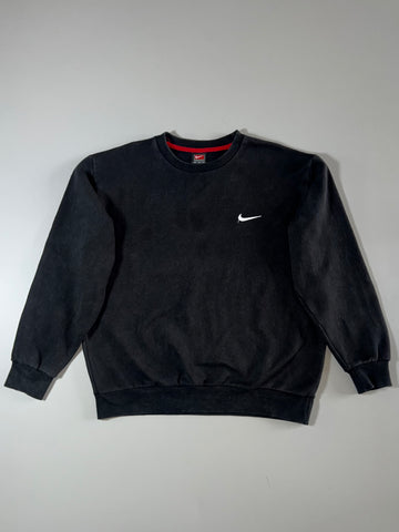 Vintage Nike Team Black Embroidered Swoosh (L)