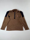Black Yak Extreme Peak 1/4 Zip Fleece  Brown/Navy (M)