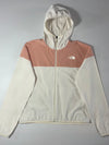 The North Face | Colorblock Hooded Windbreaker – Cream & Pink | (Women’s M)