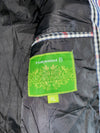 Vintage Fairwhale Red Navy Gingham Check Bomber Jacket (M)