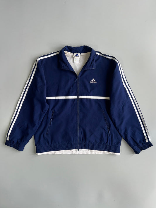 Adidas Vintage Navy Windbreaker (M)