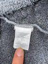 The North Face Grey Fleece Sherpa Collar Full-Zip Jacket (L)