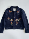 Jack & John’s Premium Fully Embroidered Snake Denim Jacket (M)
