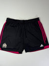 Adidas Olympique de Marseille Football Shorts – Black/Pink (W:38) (L:19)