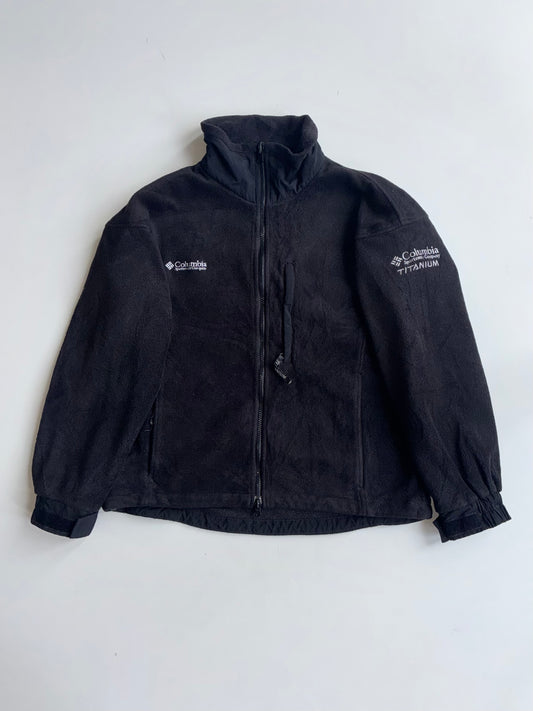 Columbia Titanium Black Fleece Full-Zip Jacket Women’s (M)