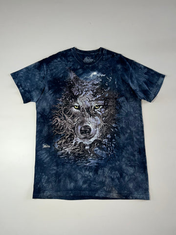 The Mountain Wolf Spirit Tie-Dye Graphic Tee (XL/2XL)