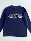 Karl Kani Navy Blue “The Originator” Graffiti Long Sleeve T-Shirt (Xl)
