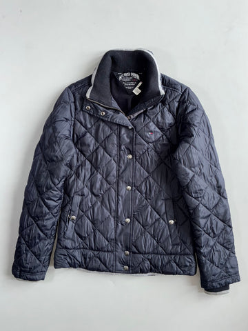 Hilfiger Denim Navy Diamond Quilted Jacket  Women’s  (S)