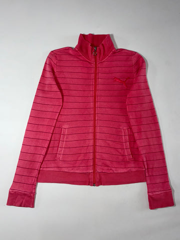 Puma Sportlifestyle Striped Track Jacket Pink  (M)