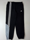 Vintage Adidas Black Grey Panel Track Pants (W:34) (L:42)