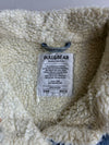 Vintage Pull And Bear Sherpa Collar Denim Jacket (L)