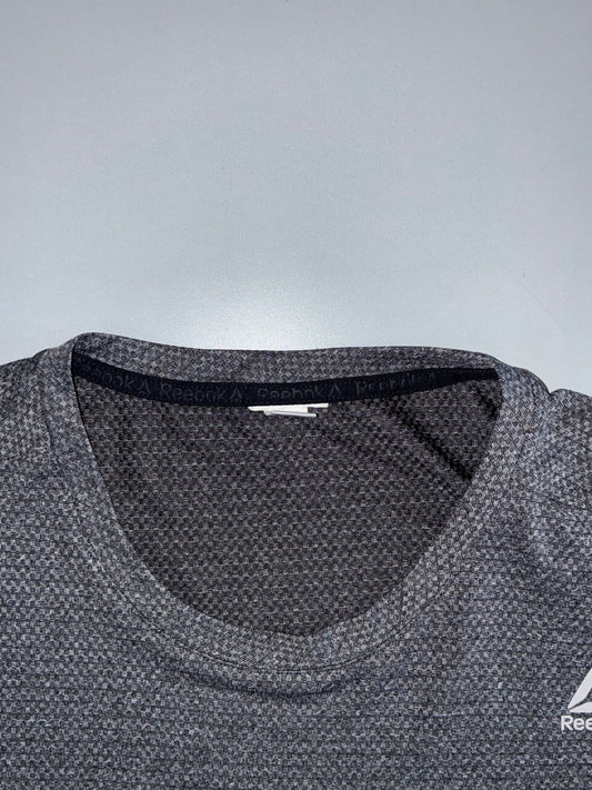 Reebok Textured Grey T-Shirt (XL)