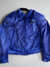 Vintage Blue Mesh Motorcycle Riding Jacket (PADDED) (L/XL)