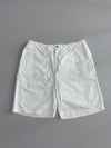 Vintage Polo Ralph Lauren White Cotton Drawstring Shorts (L:21, W:38)