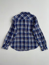 Tommy Hilfiger Plaid Flannel Shirt Blue Green (S)