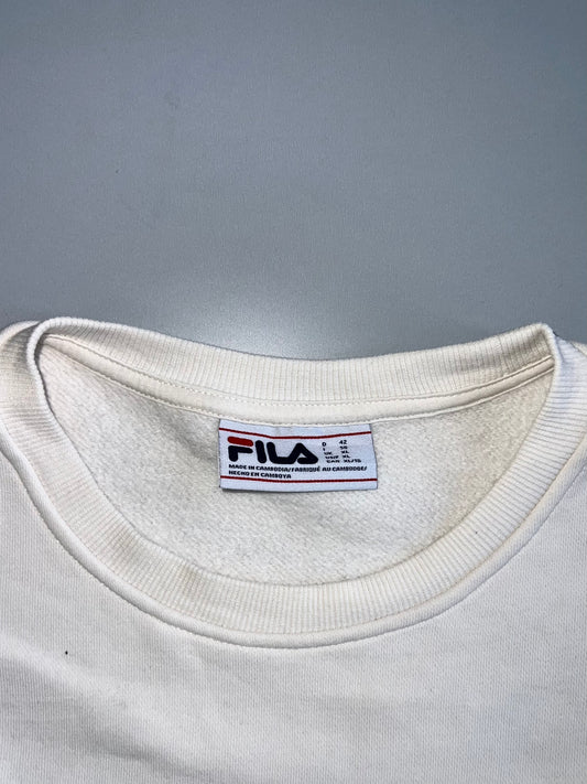 FILA Outline Logo Crewneck Sweatshirt (Xl)