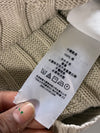 Polo Ralph Lauren Cream Cable-Knit Crewneck Sweater (M/L)