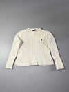 Polo Ralph Lauren Cream Cable Knit Mock Neck Sweater Women’s (XXS)