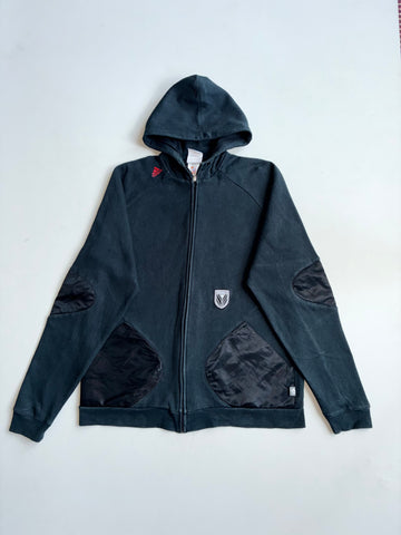 Vintage Adidas Black Predator Zip-Up Hoodie (L)
