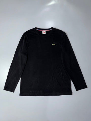 Lacoste Live Long Sleeve Tee – Black, (L)