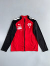 Puma ESSOR Football Track Jacket | Red Black | Garage Briez | (XS/S)
