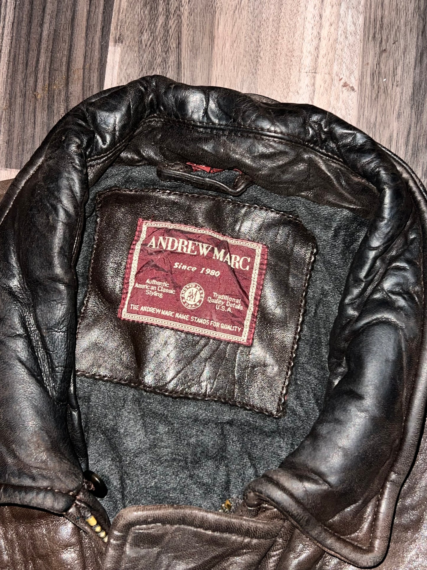 ZANDREW MARC* Super Premium Original Leather (RARE) (XL/2XL