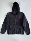 Polo Ralph Lauren Sherpa Fleece Full-Zip Hooded Jacket with QR (XL)