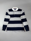 Tommy Hilfiger | Rugby Stripe Polo Navy Grey | (M/L)
