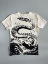 Cropp Dragon Graphic T-Shirt | Off-White (S/M)