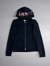Tommy Hilfiger Navy Flag Logo Full Zip Hoodie (S)