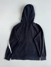 Nike Black & White Big Swoosh Zip-Up Hoodie( L )